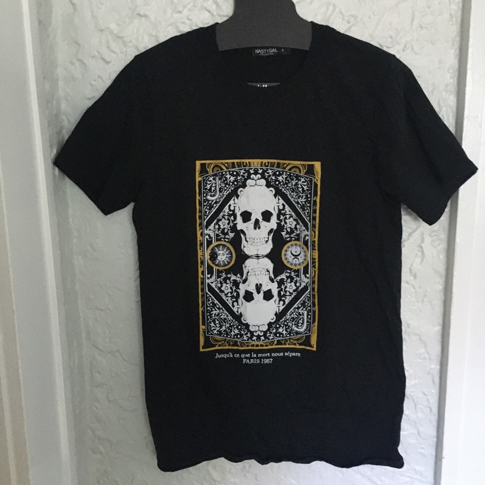 Nasty Gal skull t shirt